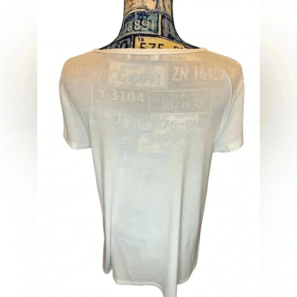 Julia Brand Bejeweled Loving Cats Tee Shirt Size L/XL - Picture 4 of 9